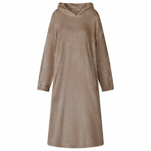 vidaXL Sweat &agrave; capuche couverture Camel s Flanelle