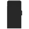 vidaXL Armoire murale noir 60x31x60 cm bois d'ing&eacute;nierie