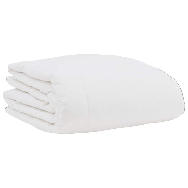 vidaXL Duvet d'hiver avec oreiller 3 pcs Blanc Plume de canard