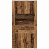 vidaXL Haut de Buffet Bois ancien 80 x 33 x 150 cm Bois d'ing&eacute;nierie