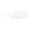 vidaXL Serre avec cadre en acier blanc 64 m² 16x4x2 m