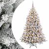 vidaXL Arbre de No&euml;l Artificiel avec Boule 180 cm 300 LED Blanc chaud