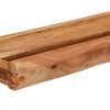 vidaXL &Eacute;tag&egrave;res murales 2 pcs 100x17x8 cm bois massif d'acacia