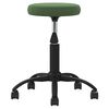 vidaXL Chaise de bureau pivotante vert foncé velours