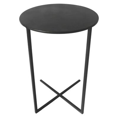 Lesli Living Table d'appoint Xavi 35x60 cm Noir