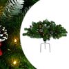 vidaXL Arbre de No&euml;l artificiel pr&eacute;-&eacute;clair&eacute; d'all&eacute;e vert 40 cm PVC