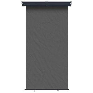 vidaXL Store lat&eacute;ral de balcon 100% polyester fer acier