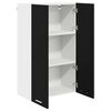 vidaXL Armoire suspendue Ch&ecirc;ne noir 60 x 31 x 100 cm Bois d'ing&eacute;nierie