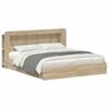 vidaXL Cadre de lit avec rangement Ch&ecirc;ne Sonoma 180 x 200 cm