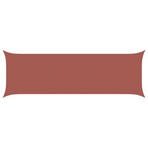 vidaXL Voile d'ombre Terre cuite 6 x 2 m 100 % polyester Oxford