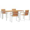 vidaXL Ensemble de salle &agrave; manger pour jardin 5 pc