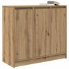 vidaXL Buffet chêne artisanal 85x34x76 cm bois d'ingénierie