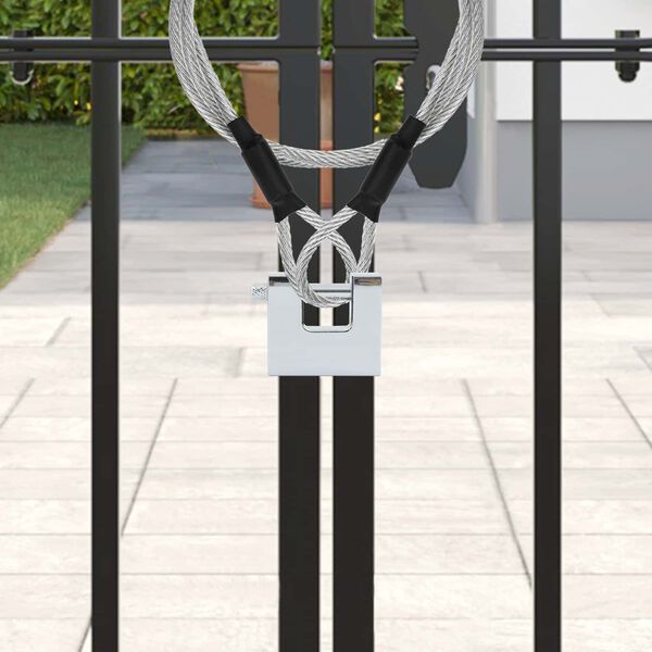 vidaXL Verrou 6 pcs Argent&eacute; 4,2 x 1,9 x 4 cm Fer