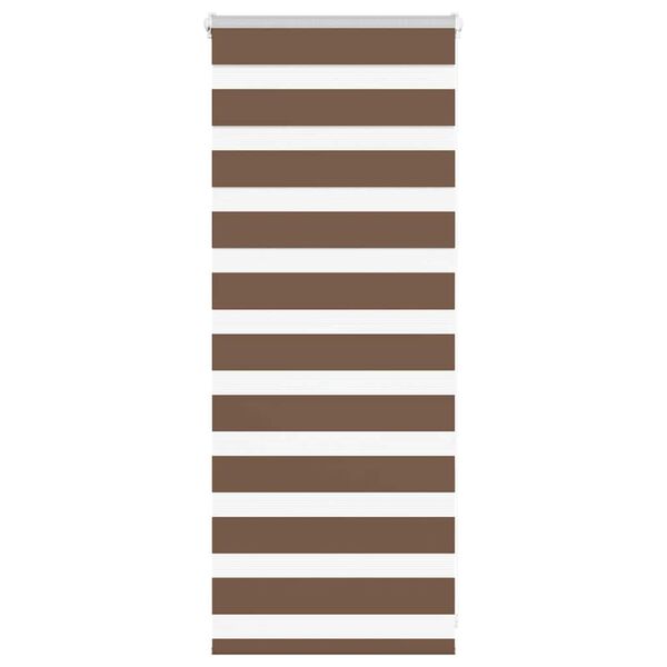 vidaXL Store z&egrave;bre marron 60x100 cm largeur du tissu 55,9 cm polyester