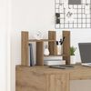 vidaXL Organiseur de bureau Chêne artisanal 34,5 x 15,5 x 35,5 cm