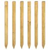 vidaXL Poteaux de cl&ocirc;ture 6 pc Vert 150 cm Bois de pin massif