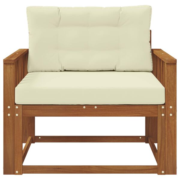 vidaXL Sofa de milieu ext&eacute;rieur Bois d'Acacia Massif Naturel