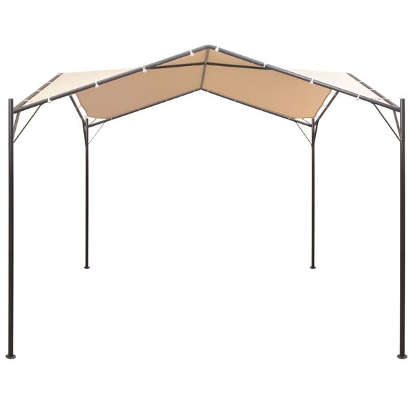 vidaXL Chapiteau tente 4 x 4 m Beige Acier