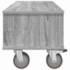 vidaXL Meuble TV Gris Sonoma 100 x 35 x 35 cm Bois d'ing&eacute;nierie