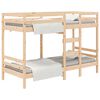 vidaXL Lit superpos&eacute; sans matelas 75x190 cm bois de pin massif