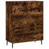 vidaXL Buffet haut Ch&ecirc;ne fum&eacute; 69,5x34x180 cm Bois d'ing&eacute;nierie