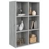 vidaXL Biblioth&egrave;que/Buffet Sonoma gris 66x30x98 cm Bois d'ing&eacute;nierie