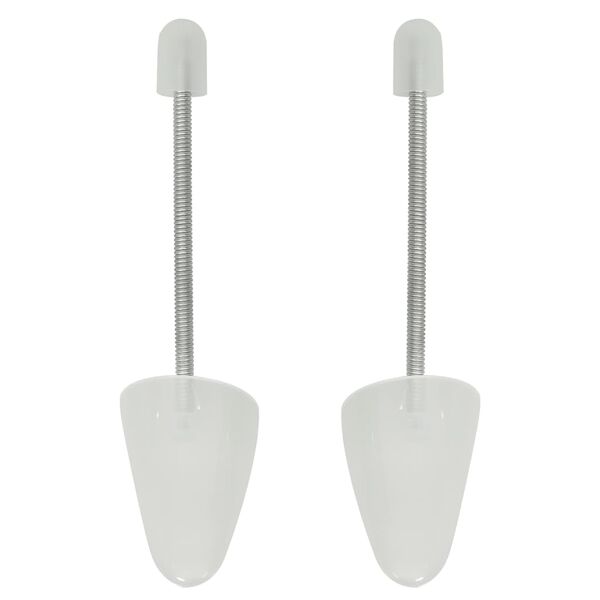 vidaXL Embauchoirs 5 paires blanc EU 38-44 plastique