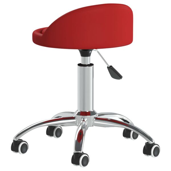 vidaXL Tabouret de massage Rouge bordeaux Similicuir