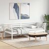 vidaXL Lit de jour sans matelas blanc 80x200 cm bois de pin massif