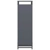 vidaXL Portant de bois chauffage anthracite 60x28x90 cm