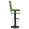 vidaXL Tabouret de bar Vert foncé Velours