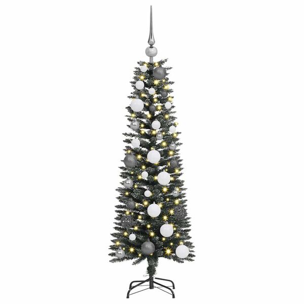 vidaXL Sapin de No&euml;l artificiel Vert 120 cm PVC, plastique et acier