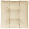 vidaXL Coussin de canap&eacute; palette beige 70x70x12 cm