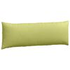 vidaXL Coussins de canapé 2 pcs Vert clair 120 x 40 cm tissu