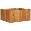 vidaXL Lit sur&eacute;lev&eacute; de jardin 100x100x50 cm Bois massif d'acacia