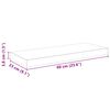 vidaXL &Eacute;tag&egrave;re murale flottante 2 pcs Noir brillant 60x23,5x3,8 cm MDF