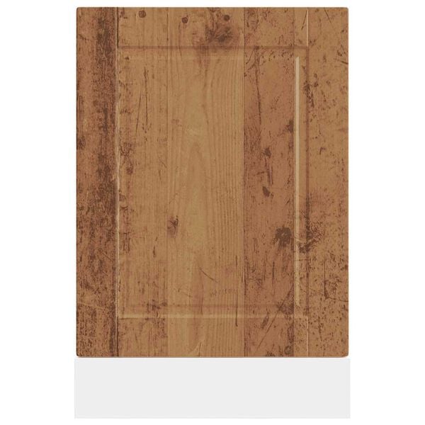 vidaXL Panneau de lave-vaisselle Porto vieux bois 45x1,5x67 cm