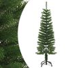 vidaXL Sapin de No&euml;l artificiel mince avec support 120 cm PE