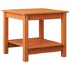 vidaXL Table basse Marron cire 50 x 50 x 45 cm Bois massif en pin