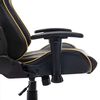 vidaXL Chaise de jeu Noir et dor&eacute; Cuir artificiel