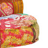 vidaXL Pouf 100x20 cm Patchwork Tissu