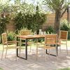 vidaXL Ensemble de salle &agrave; manger pour jardin 5 pcs Beige