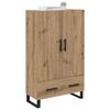 vidaXL Haut Armoire avec tiroir Ch&ecirc;ne artisanal 69,5 x 30 x 115 cm
