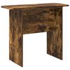 vidaXL Table console Ch&ecirc;ne fum&eacute; 93 x 40 x 75 cm Bois d'ing&eacute;nierie
