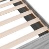 vidaXL Cadre de lit sans matelas sonoma gris 120x190 cm