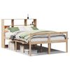 vidaXL Lit biblioth&egrave;que sans matelas 140x190 cm bois de pin massif