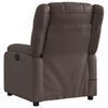 vidaXL Fauteuil de massage inclinable Marron Similicuir