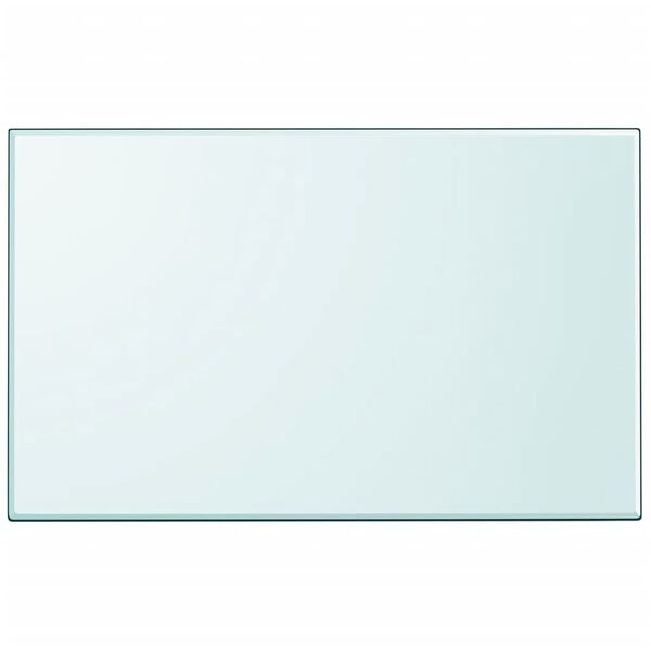 vidaXL Dessus de table rectangulaire en verre trempé 1000 x 620 mm
