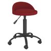vidaXL Chaises pivotantes &agrave; manger lot de 2 Rouge bordeaux Velours