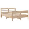 vidaXL Cadre de lit sans matelas 140x190 cm bois de pin massif